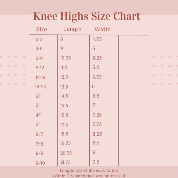 Knee high stockings