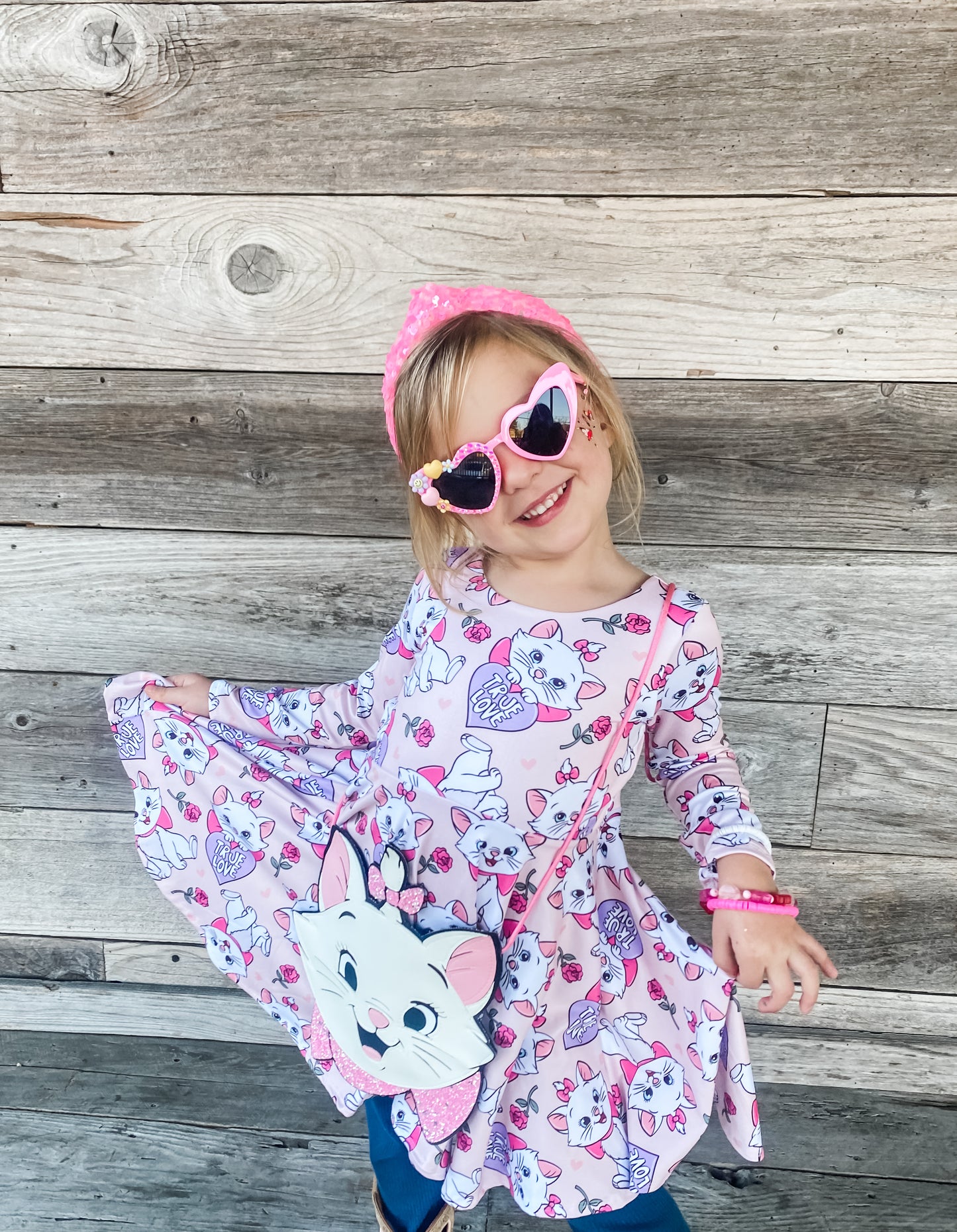 Long Sleeve Twirl Dress