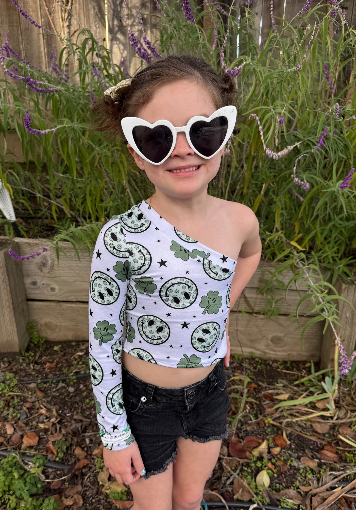 One Shoulder Long Sleeve