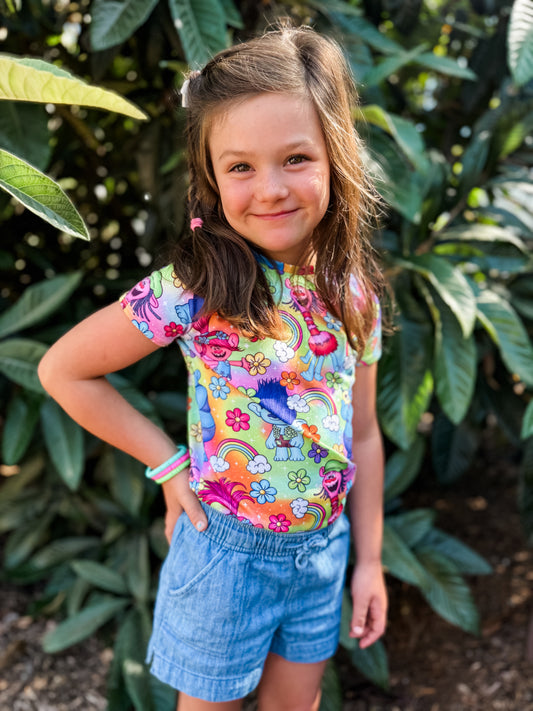 Girls Short Sleeve Tee