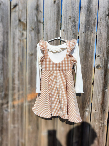 Mira Pinafore Dress